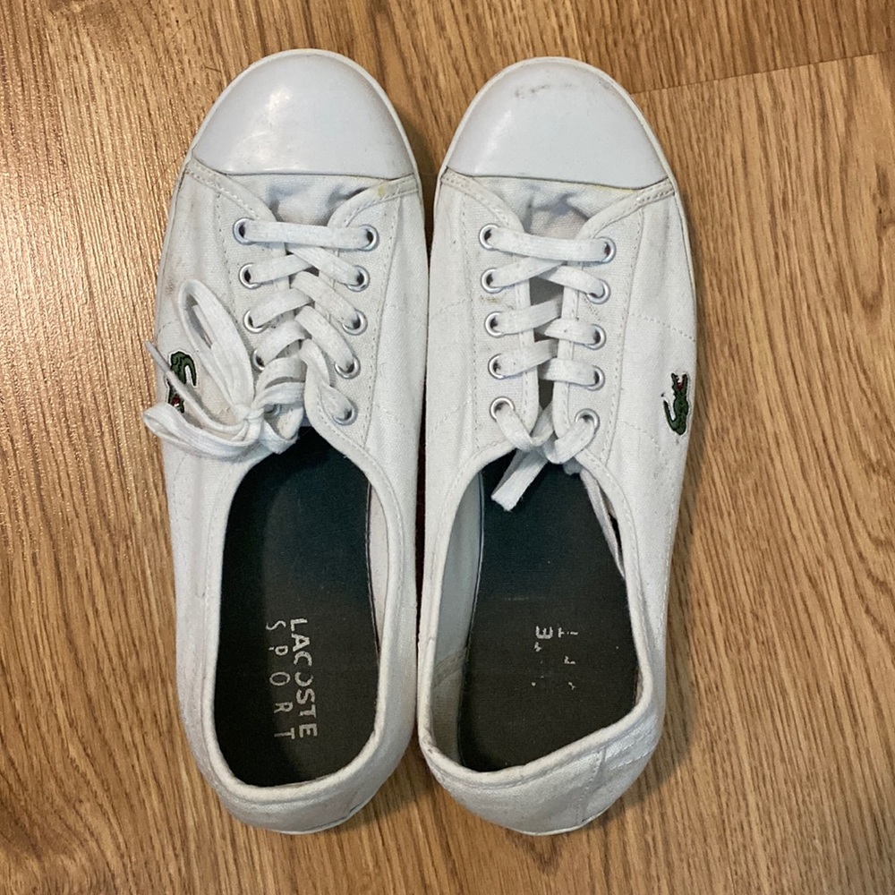 Lacoste white sneakers